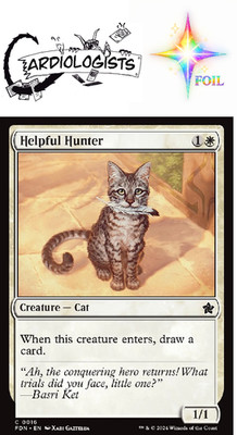 Helpful Hunter FOIL| Magic the Gathering MTG | Foundations | NM