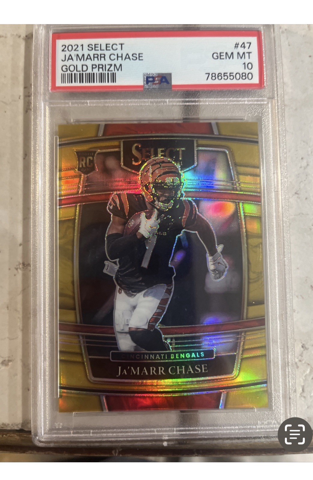 2021  Select Jamarr  Chase #47 (RC) Gold /10