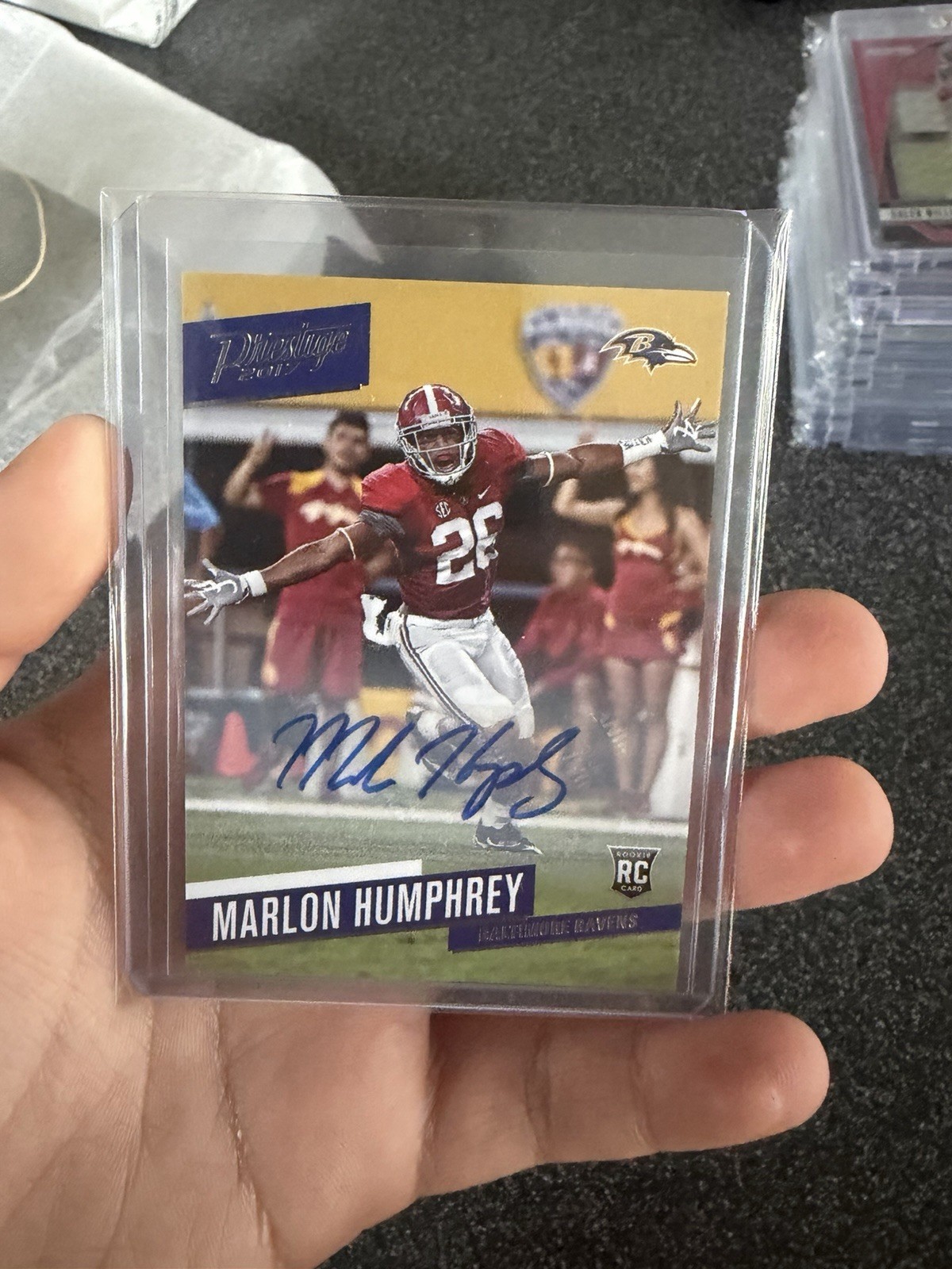 Marlon Humphrey Panini Prestige #207 Autograph