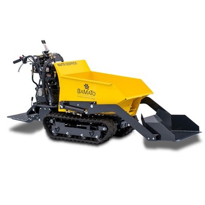 BAMATO Raupendumper MTR-500PROS mit Schaufel Dumper Motorschubkarre Minidumper