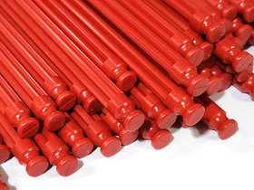 50 NEW K'NEX Red Rods 5-1/8" Bulk Standard Lot Replacement Parts Pieces KNEX