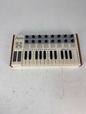 Arturia MiniLab 25-Key MIDI Keyboard Controller, Synth Keys, Pads, Encoders, USB