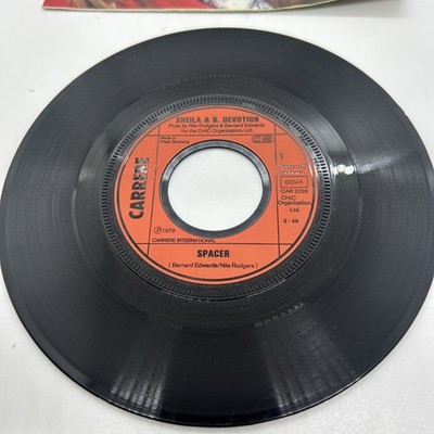 Sheila & B. Devotion, Spacer, Don't Go, german Carrere 2044164 Single, 7'' 1979
