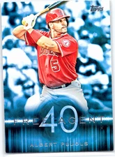 2015 Topps #F40-1 Albert Pujols Free Agent 40