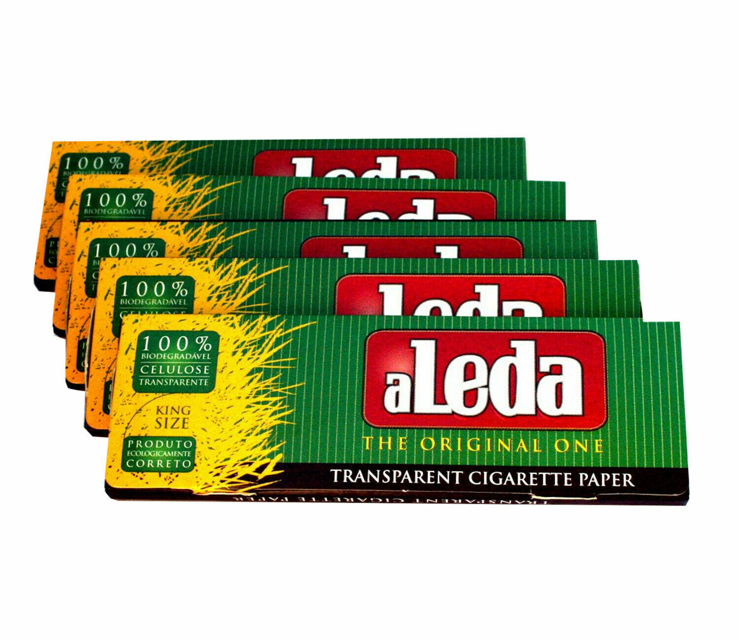 5 booklets aLeda Transparent Rolling Paper King Size - Rizla ...