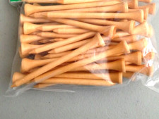 100 Ct Professional Tee 3 1/4 Wood Tees NATURAL Color