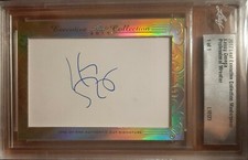 2017 Leaf Executive KENNY OMEGA CUT AUTOGRAPH 1 OF 1 MASTERPIECE EDITION AEW WWE