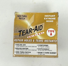 TEAR-AID ORIGINAL FABRIC REPAIR SEE-THRU PATCH TYPE A ' 3" x 5' ROLL '