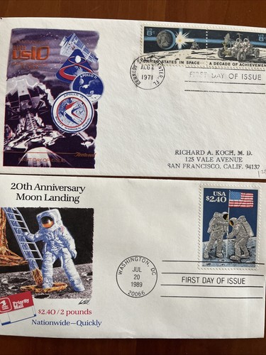 US Space Stamps First Day Of Issue