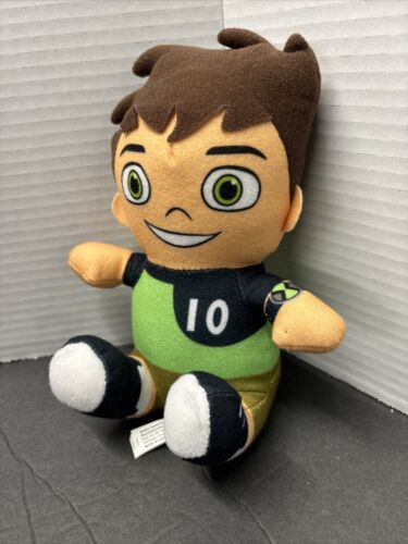 Toy Factory Ben 10 Tennyson Ten Cartoon Network 8” Plush Stuffed Toy - Picture 5 of 8