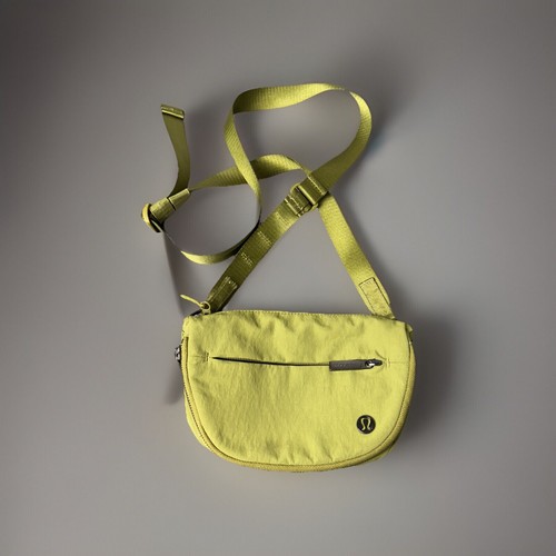 Lululemon All Night Micro Festival Bag Zip Top Bronze Green