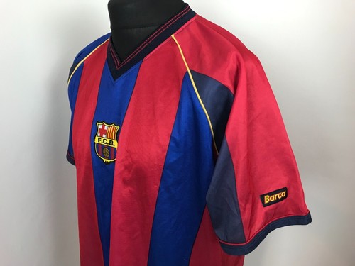 FC BARCELONA football SHIRT XL home FOOTBALL JERSEY KLUIVERT 9 CAMISETA MAGLlA - Picture 13 of 17