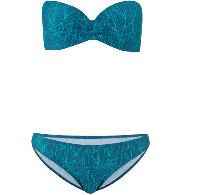 Bügel Bikini schwarz oder grün 38 40 42 44 46 C D E Neckholder mit/ohne Träger