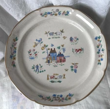 8 INTERNATIONAL CHINA CO. TABLEWORKS "HEARTLAND" STONEWARE 10.75" DINNER PLATE