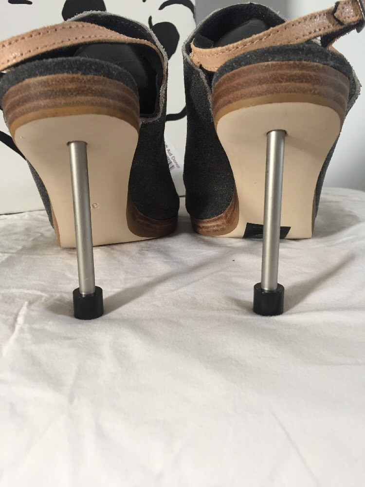 Cheap Monday Heeled Urban Outfitters Spike Soft Heeled Monday Damenschuhe Schuhes Grau - Größe 6 3a4880 Cheap Monday Heeled Urban Outfitters Spike Soft Heeled Monday Damenschuhe Schuhes Grau - Größe 6 3a4880