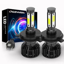 For Nissan Micra Headlight K11 K11 1993-2003 H4 9003 LED Bulbs White Bright 2x