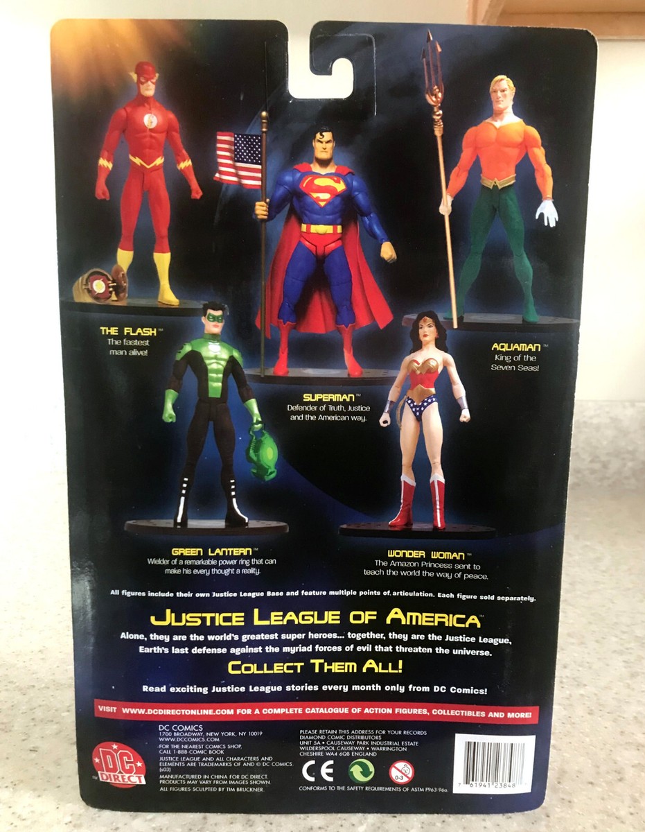 DC Direct Superman Wonder Woman Green Lantern Flash Aquaman