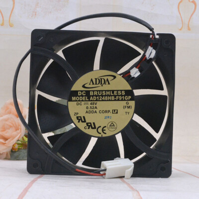 1 pcs ADDA 48v 0.52A AD1248HB-F91GP 12038 waterproof gale volume cooling fan