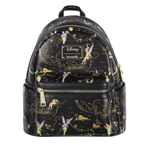 Disney Loungefly Neverland Tinker Bell All Over Print Peter Pan Mini Backpack