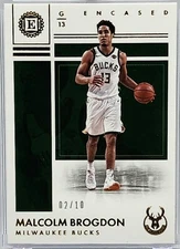 Malcom BROGDON SSP 2017 Panini Encased  Gold PARALLEL /10 Bucks CELTICS