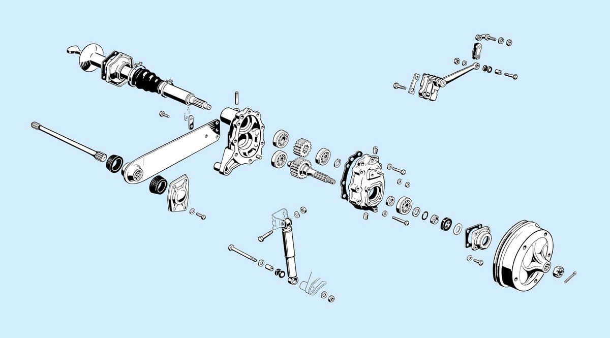 Rear Swing Axle Bearings With Seal Kit For VW T1, Beetle, Bug, Ghia (1949-1968) 8 thumbnail image