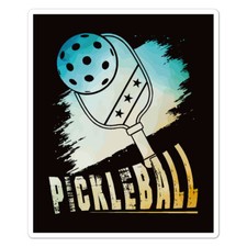Pickleball, Vinyl Decal Sticker, Indoor Outdoor, 3 Sizes, 9934