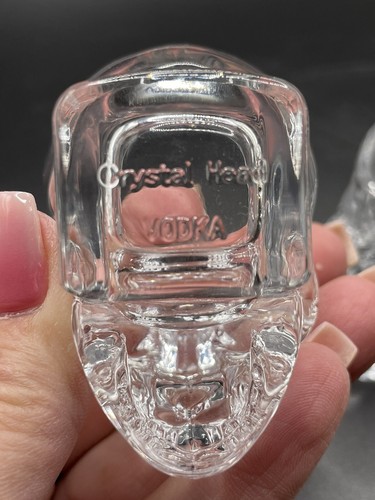 2 pièces de vodka tête de cristal - 1 oz lunettes Skull Shot - Neuf - Photo 7/7