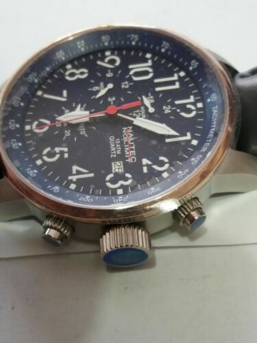 Da Uomo Limit Orologio Quadrante Nero Cinturino Marrone 5744