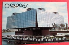Province of Quebec Pavilion Glass Sculpture Expo 67 Montreal Canada - Postcard