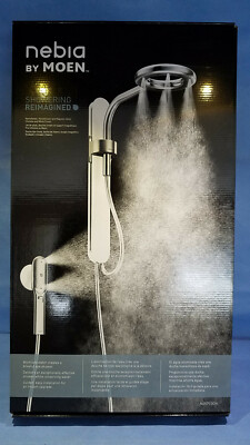 Moen Nebia Chrome/White Two-Function 7.9'' Diameter Spray Head Standard 