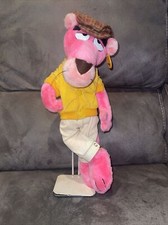 Pink Panther Plush 1980 United Artist Corp With Stand Special Effects W Stand