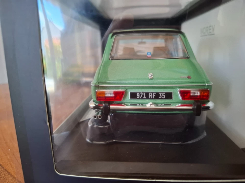 SIMCA 1100 TI vert adriatique 1975 NOREV 1/18e 185756 édition limitée 300 pcs - Photo 4/4