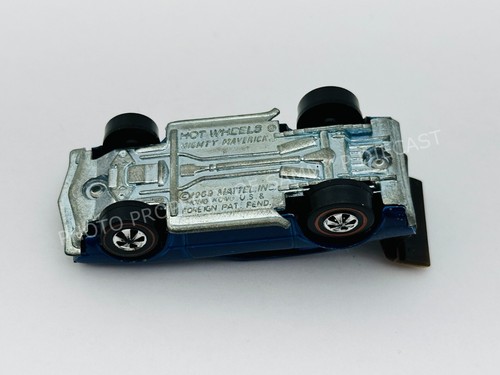 Hot Wheels Redline MIGHTY MAVERICK Blue HK Black Interior Very Nice !!! - Picture 6 of 6