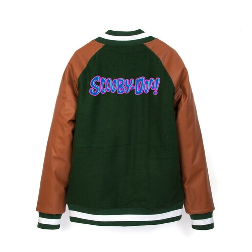 SCOOBY DOO GREEN WOOL VARSITY JACKET 