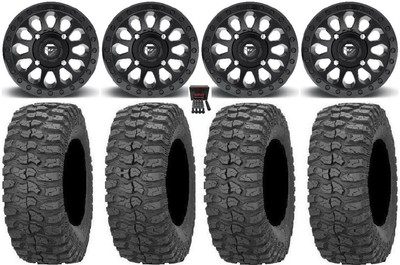 Fuel Vector MB 14'' Wheels 30'' Rock-A-Billy Tires Can-Am Defender