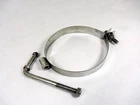 Exhaust Silencer Hanger 6" ROUND Stainless Steel Bracket Backbox