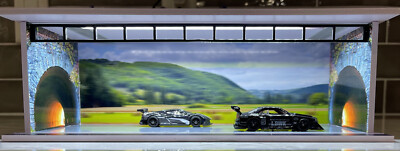 #ad #ad HWY SPEED Blur Toy Car Model Diorama Scene Display with LED Lighting amp; Dust Cov. $45.00