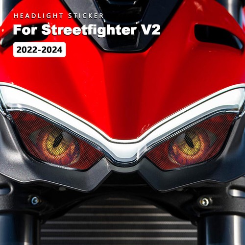 Headlight Sticker Motorcycle Decals for Ducati Streetfighter V2 2022-2024 - Picture 3 of 10