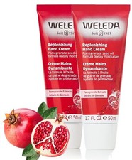 New 2X Weleda Replenishing Hand Cream Pomegranate 1.7oz/50 ml 2 Pack Exp 1/27