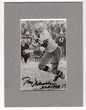 Ray Nitschke Signed 5 x 7 Photo / Autographed NFL Football HOF / SGC COA