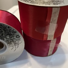 McGinley Satin Ribbon 2.5 inch 50 yards 40 MADRED New Old Store Stock