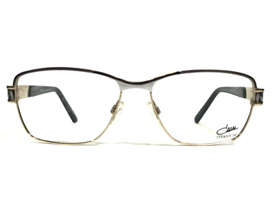 Cazal Eyeglasses Frames MOD.1219 COL.004 Black Gold Square Cat Eye 54-15-135