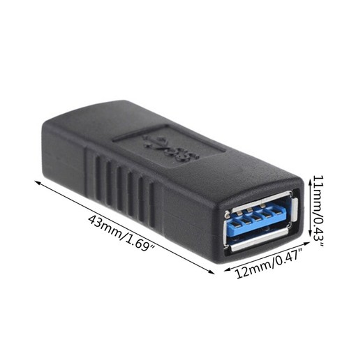 USB Type A Famle To Famale Adapter Female To Female for PC Converter Adapter - Picture 7 of 8