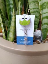 Frog Badge Reel Holder/ ID / Clip
