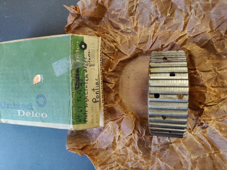 Buje de embrague delantero Delco 1380015 transmisión Buick Olds Pont 1964-69 nuevo de fabricante original Foto 3 de 3