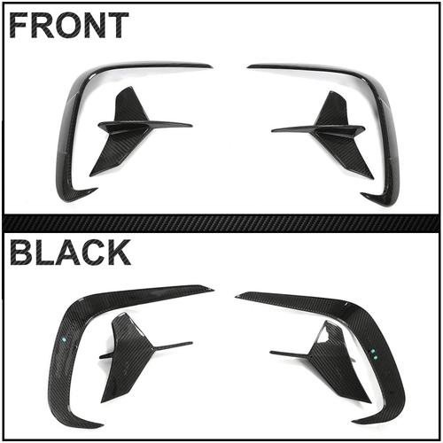 DRYCarbon Rear Bumper Splitter Canard Fin Flaps For BMW 8 Series G14 G15 M850i - Picture 12 of 13