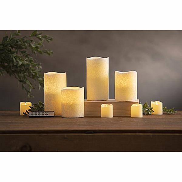 Darice Tea Lights – 10 Pezzi Di Candele Tealight Bianche Con Contenitore Argento, Senza Profumo