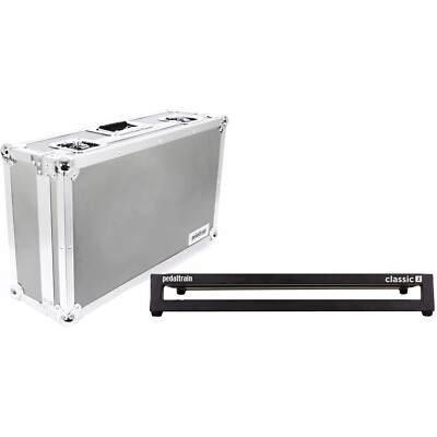 Pedaltrain Classic 2 4-RAIL, 24'' x 12.5'' PEDALBOARD w/Tour Case