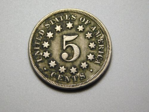 VINTAGE US COIN 1868 SHIELD NICKEL