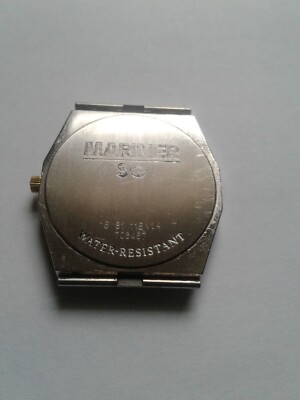 CONCORD MARINER SG ST/ST CASE for eta 959.001 WITH  CRYSTAL STEM CROWN